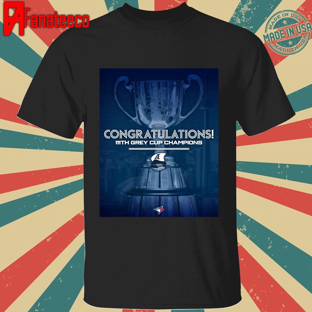 Funny Congratulations 111th grey cup champions shirt