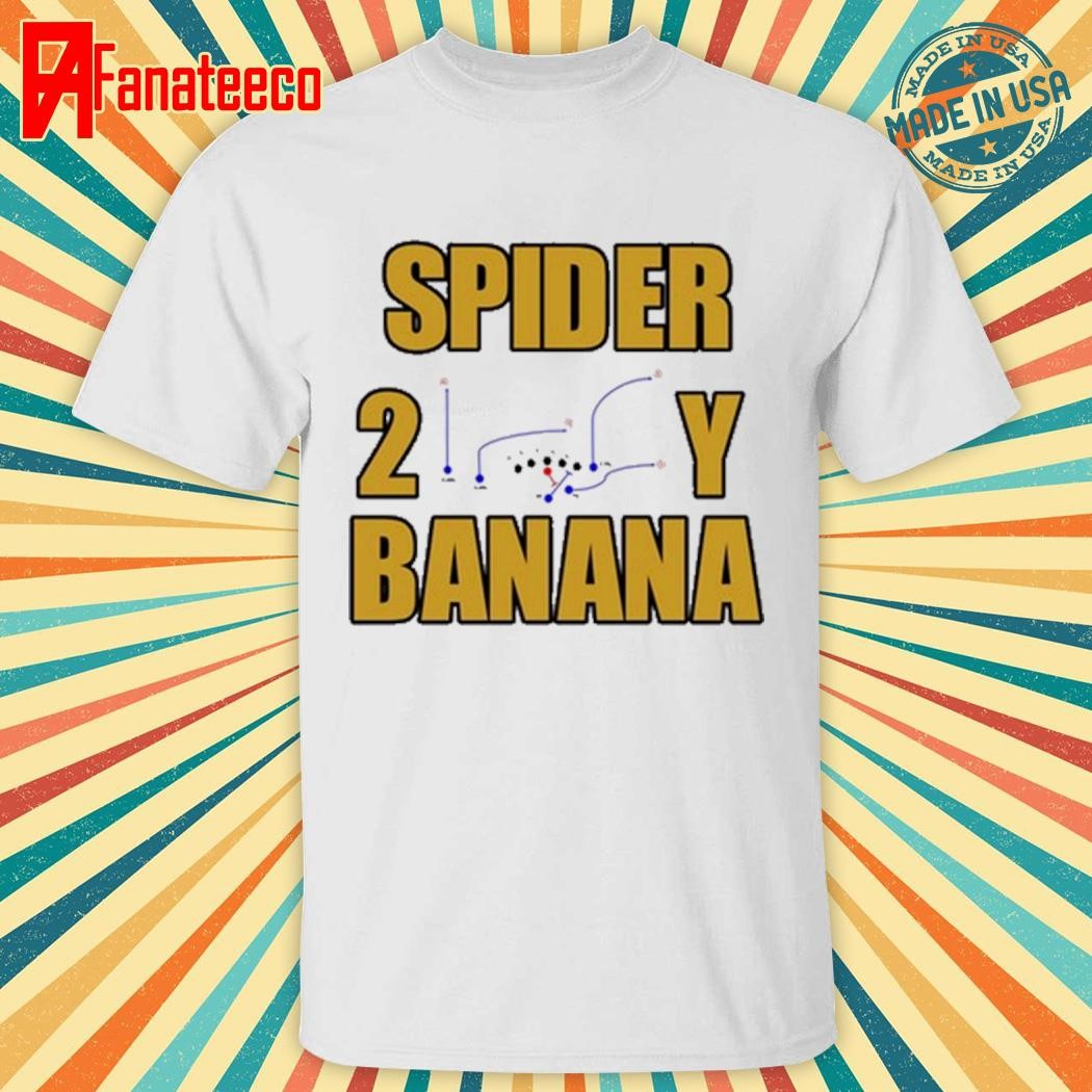 Funny Jon Gruden Wearing Spider 2Y Banana shirt