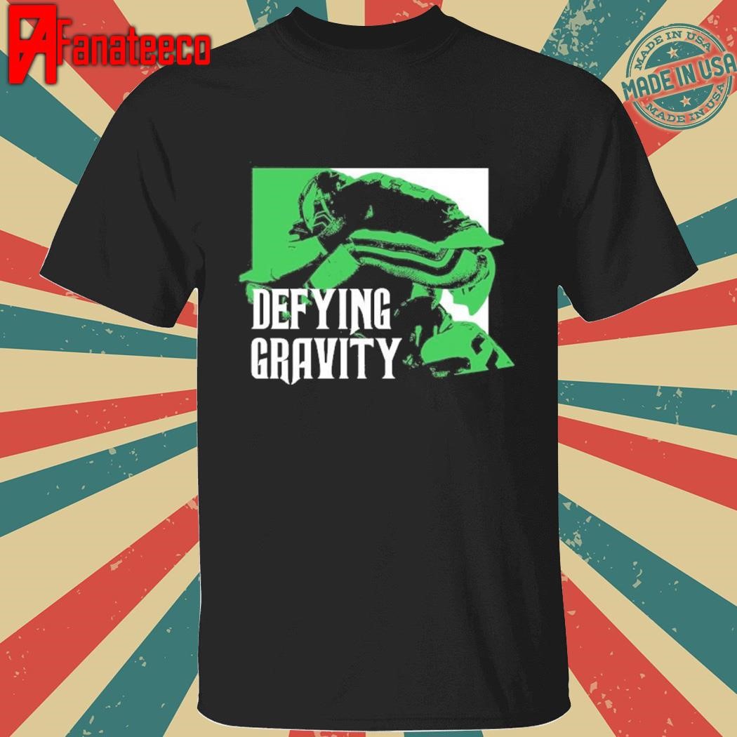 Funny Saquon Barkley Defying Gravity shirt