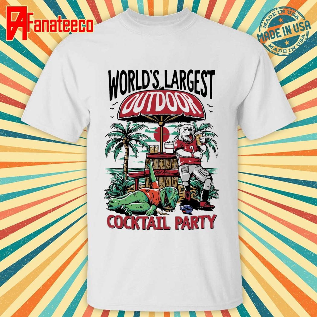 GA Cocktail Party worls's largest outdoor cocktail party shirt