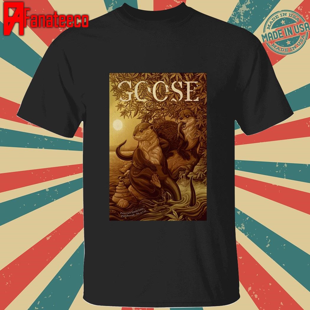 Goose november 7 2024 petersen events center in Pittsburgh pa shirt