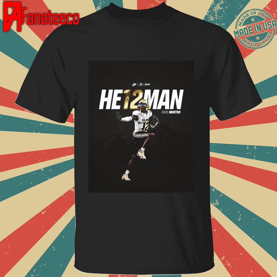 HE12MAN Travis Hunter Colorado Buffaloes Football shirt