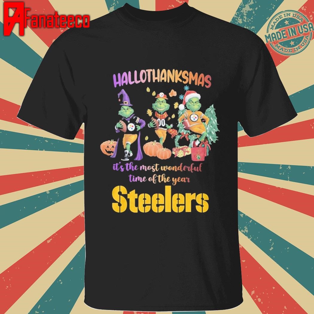 Hallothanksmas It The Most Wonderful Time Of The Year – Pittsburgh Steelers shirt