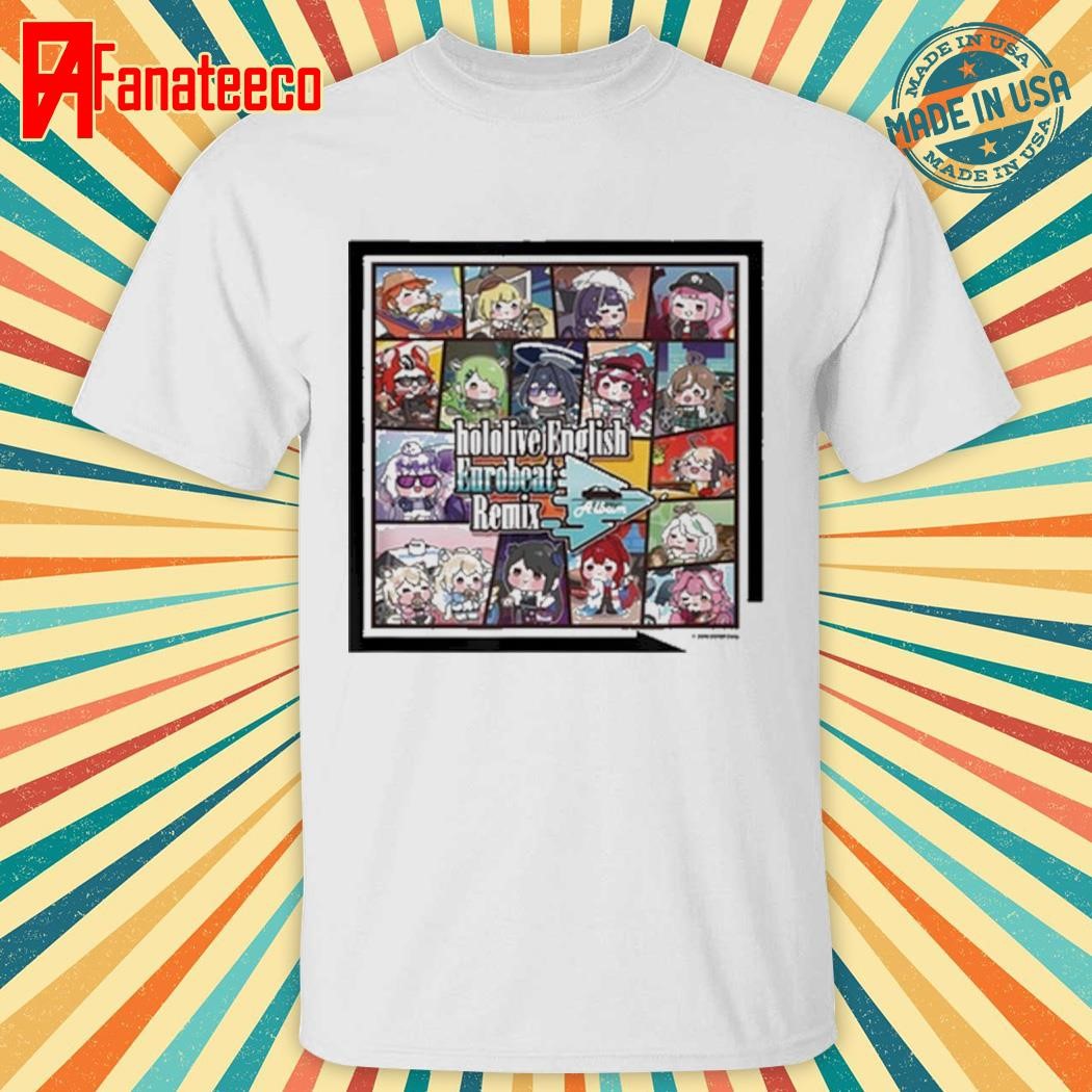 Hololive English Eurobeat Remix Album Shirt