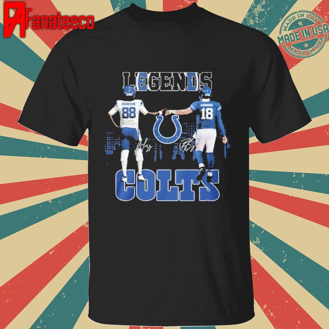 Indianapolis Colts The Legends Marvin Harrison Peyton Manning T-Shirt