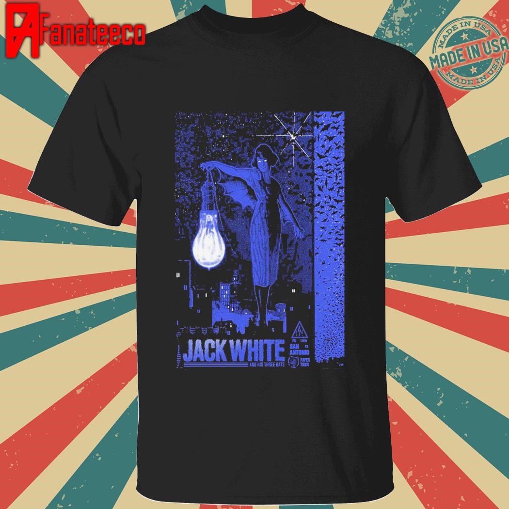 Jack White November 15 2024 Paper Tiger In San Antonio TX shirt