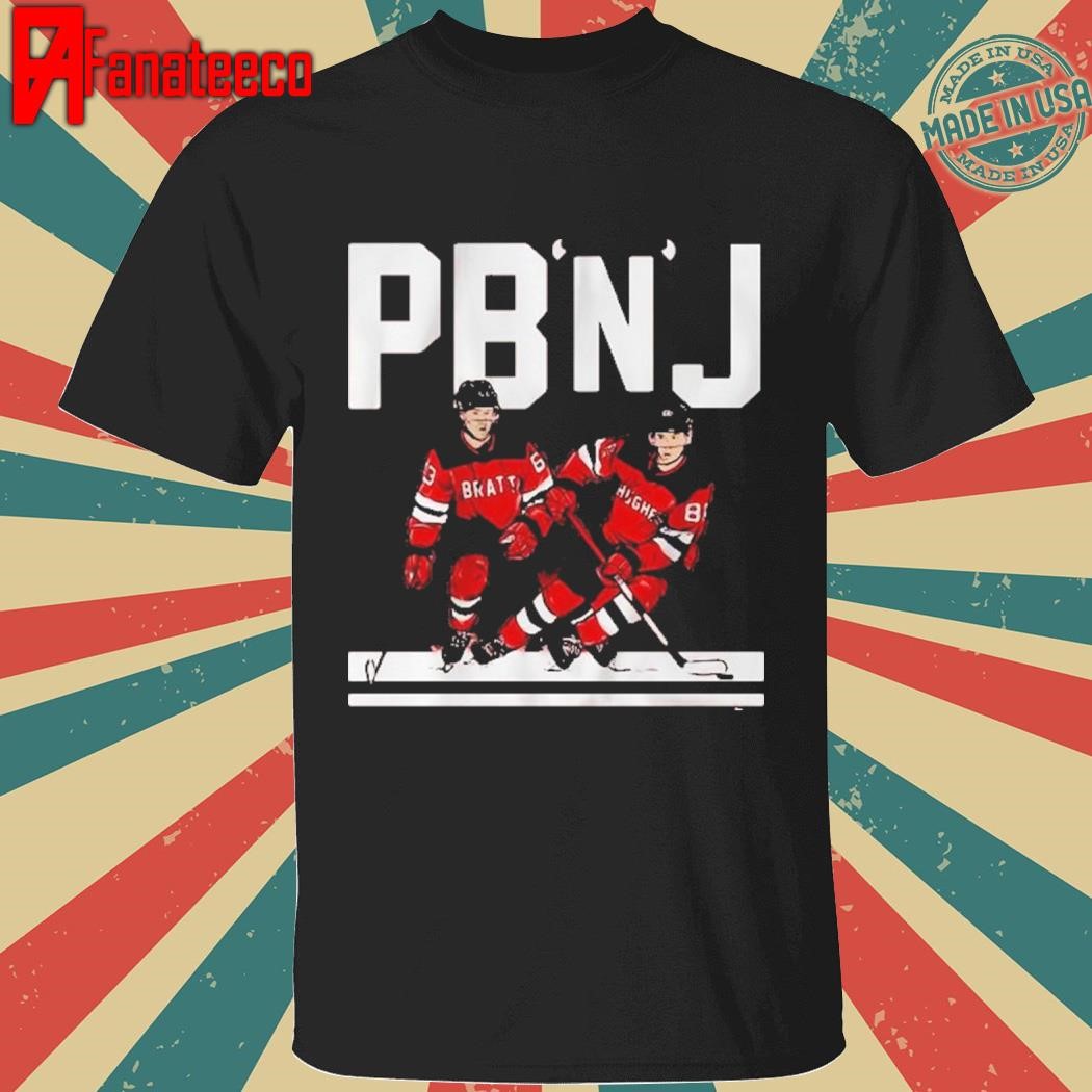 Jack hughes & jesper bratt pb & j shirt