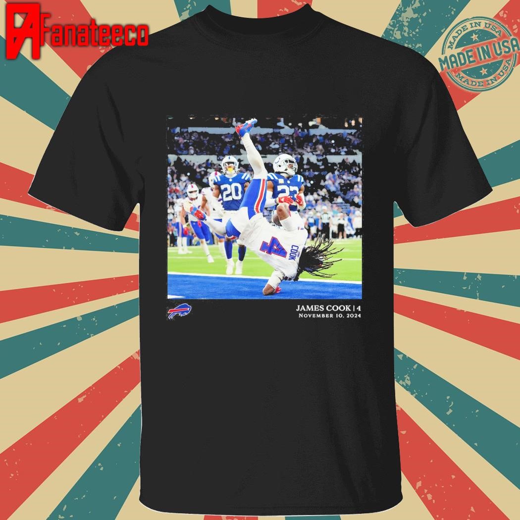 James Cook Buffalo Bills NFL Flash Features Week 10 T-Shirt