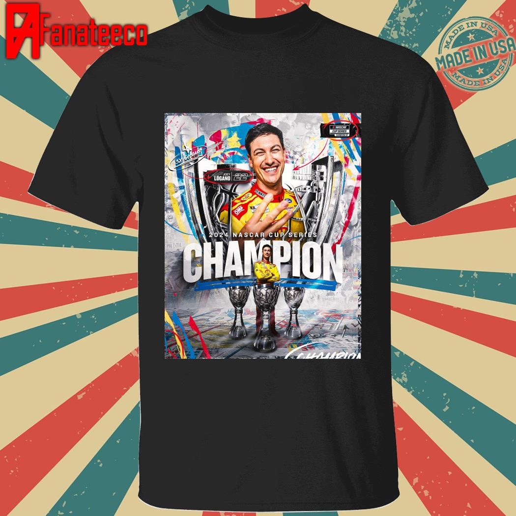 Joey Logano 3x champ 2024 Nascar cup series champion shirt