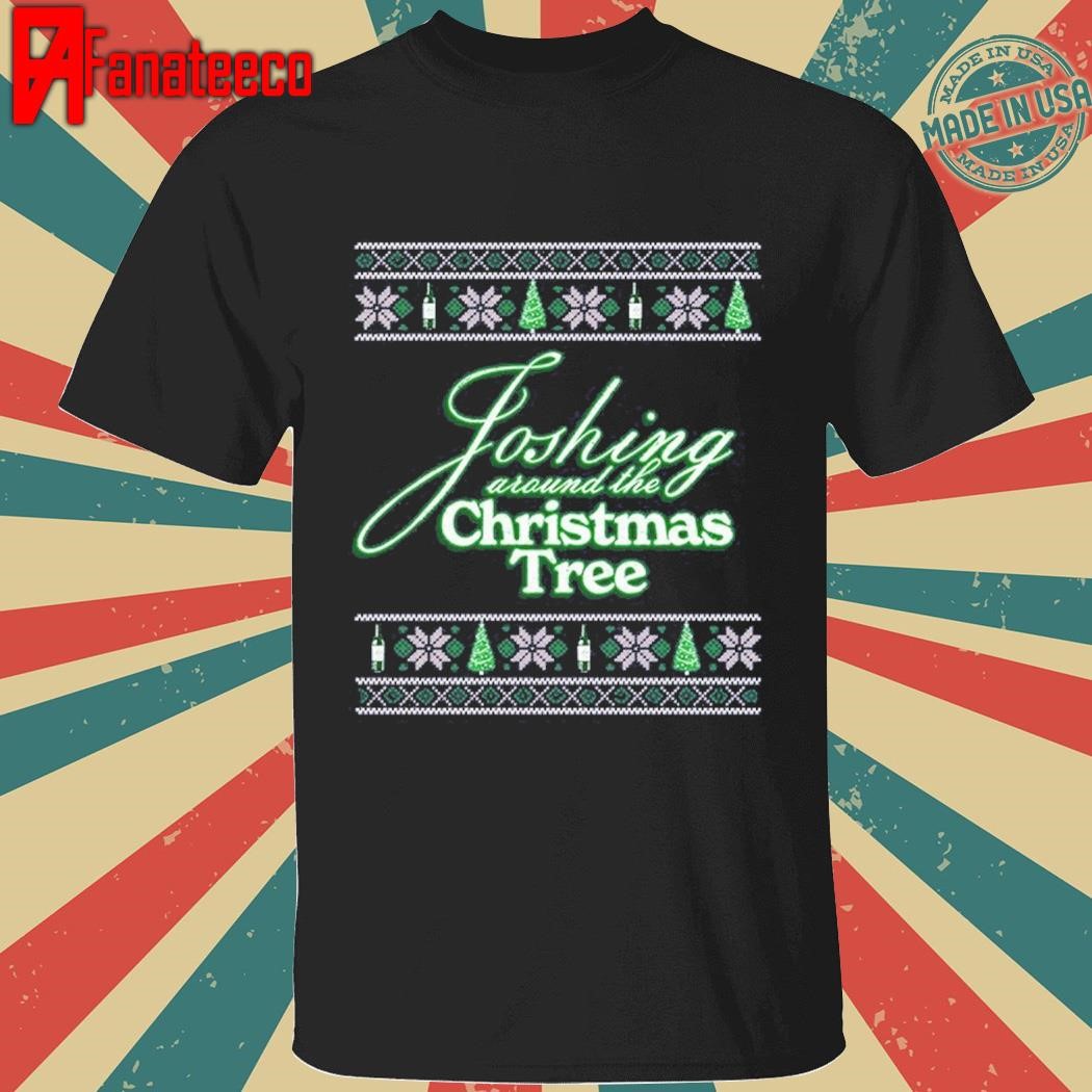 Joshing Around Christmas Tree ugly christmas T Shirt