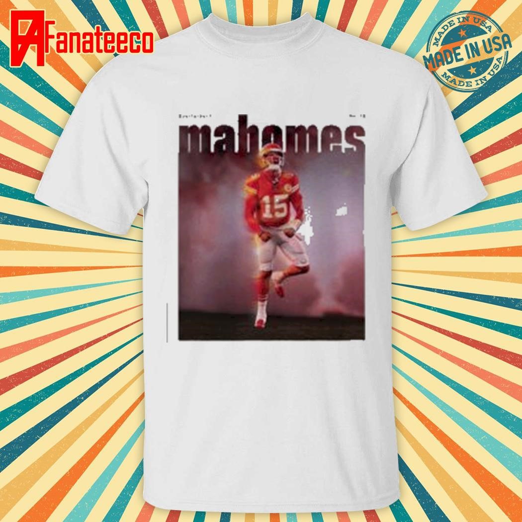 Kansas City Chiefs Quarterback Mahomes No 15 NFL Two shirt