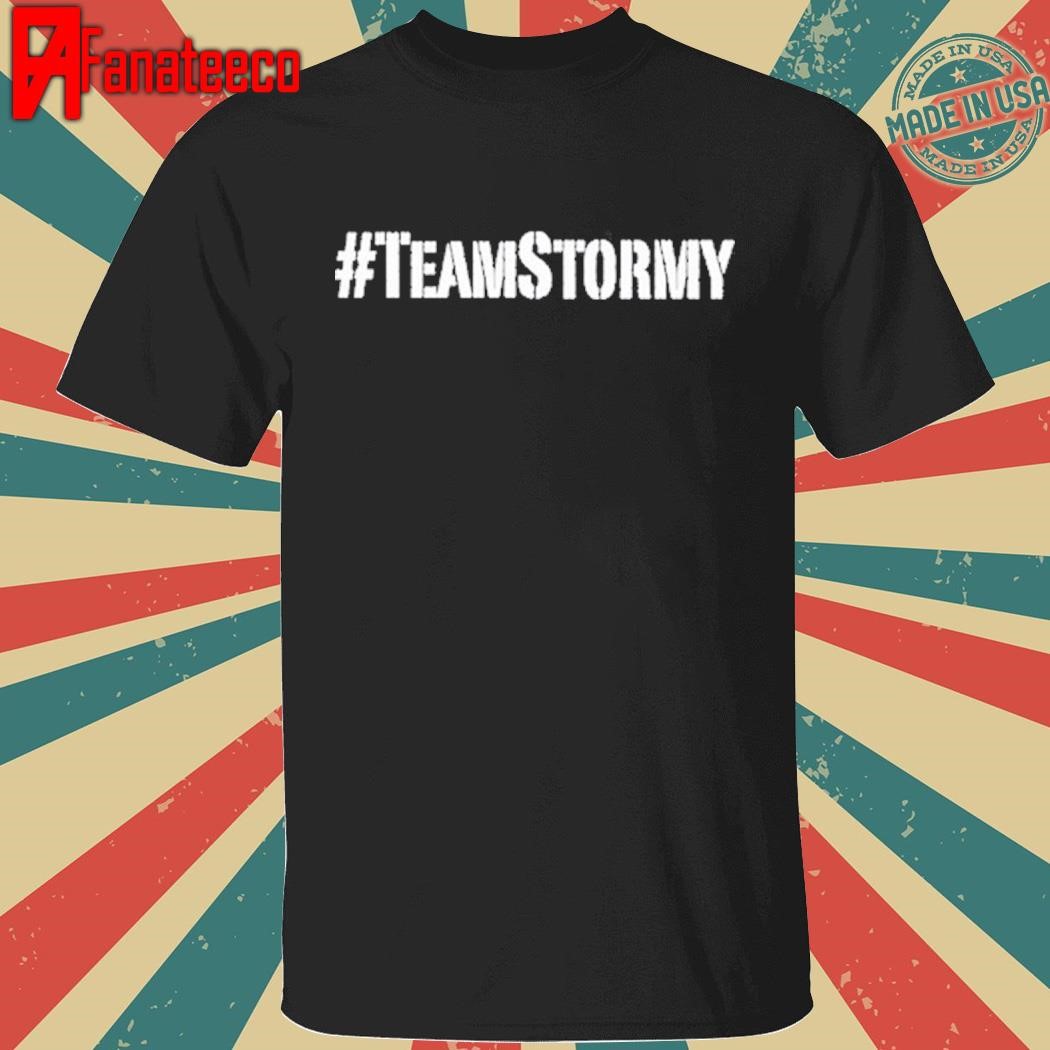 Kathy Griffin Wearing #Teamstormy shirt