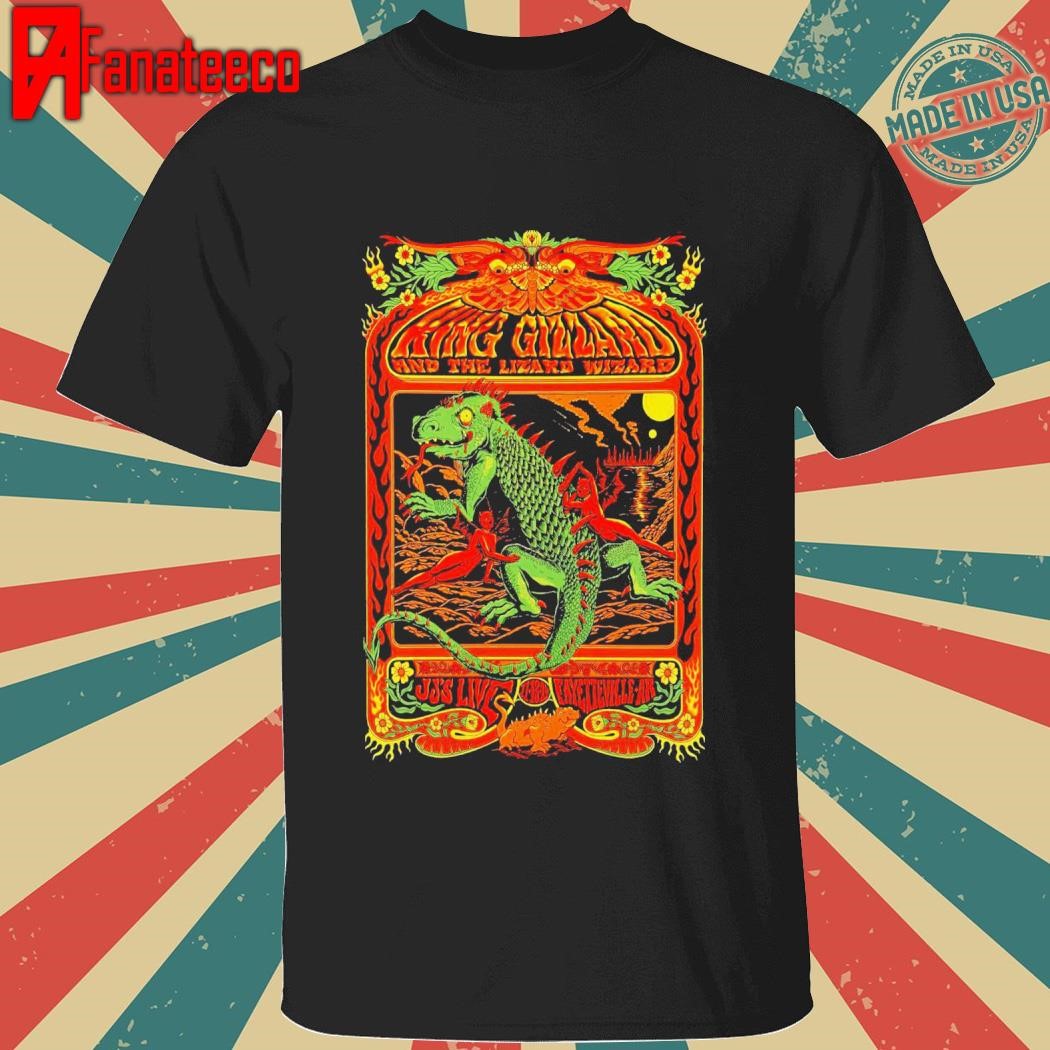 King Gizzard And The Lizard Wizard Nov 13 2024 JJ's Live In Fayetteville AR Tour shirt