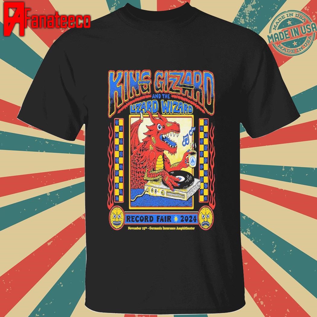 King Gizzard And The Lizard Wizard November 15 2024 The Germania Insurance Amphitheater in Austin TX Show shirt