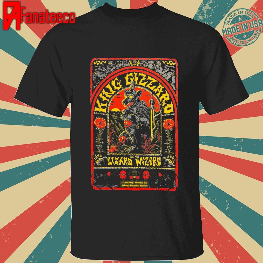 King Gizzard And The Lizard Wizard Phoenix AZ November 9 2024 shirt