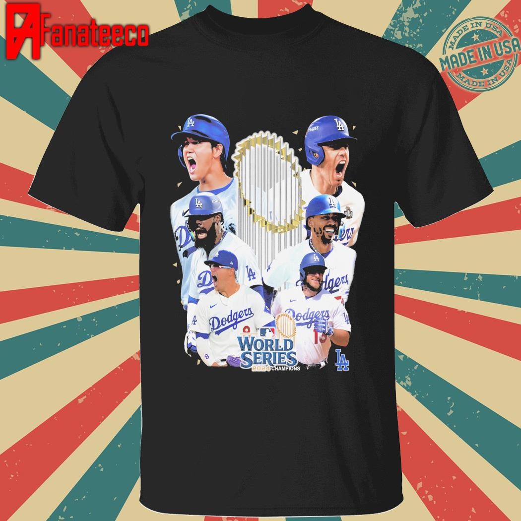 La dodgers world series champions 2024 graphic shirt