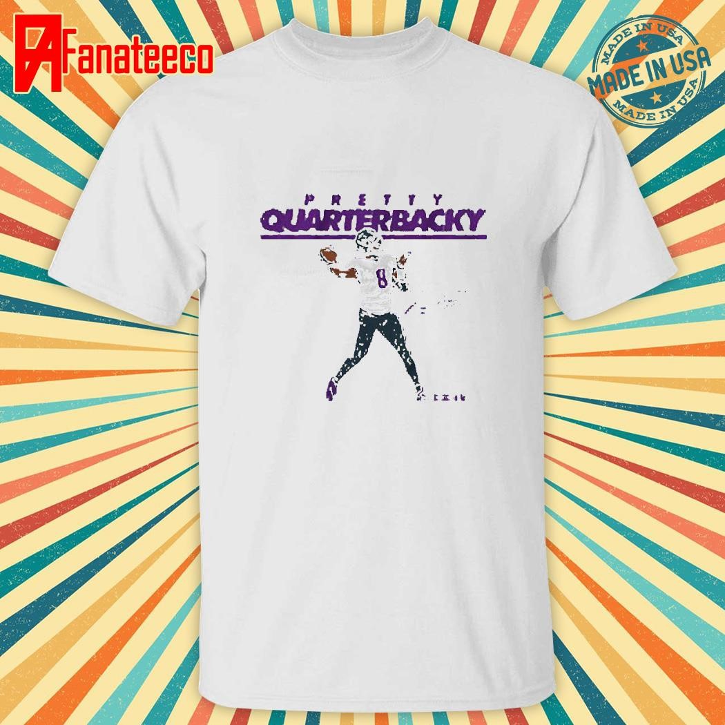 Lamar jackson pretty quarterbacky signature shirt