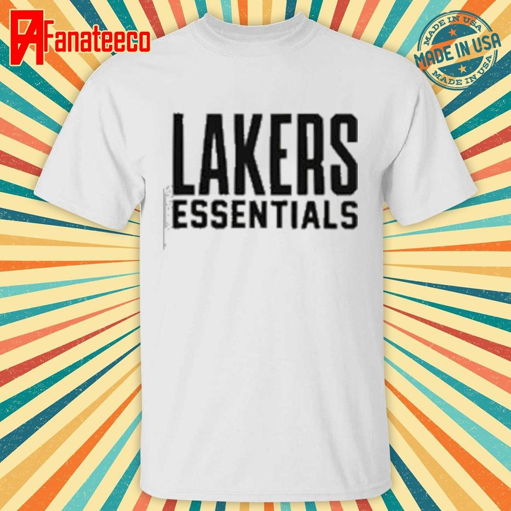 Los Angeles Lakers x Fear of God Essentials NBA Logo Two Sides T-Shirt