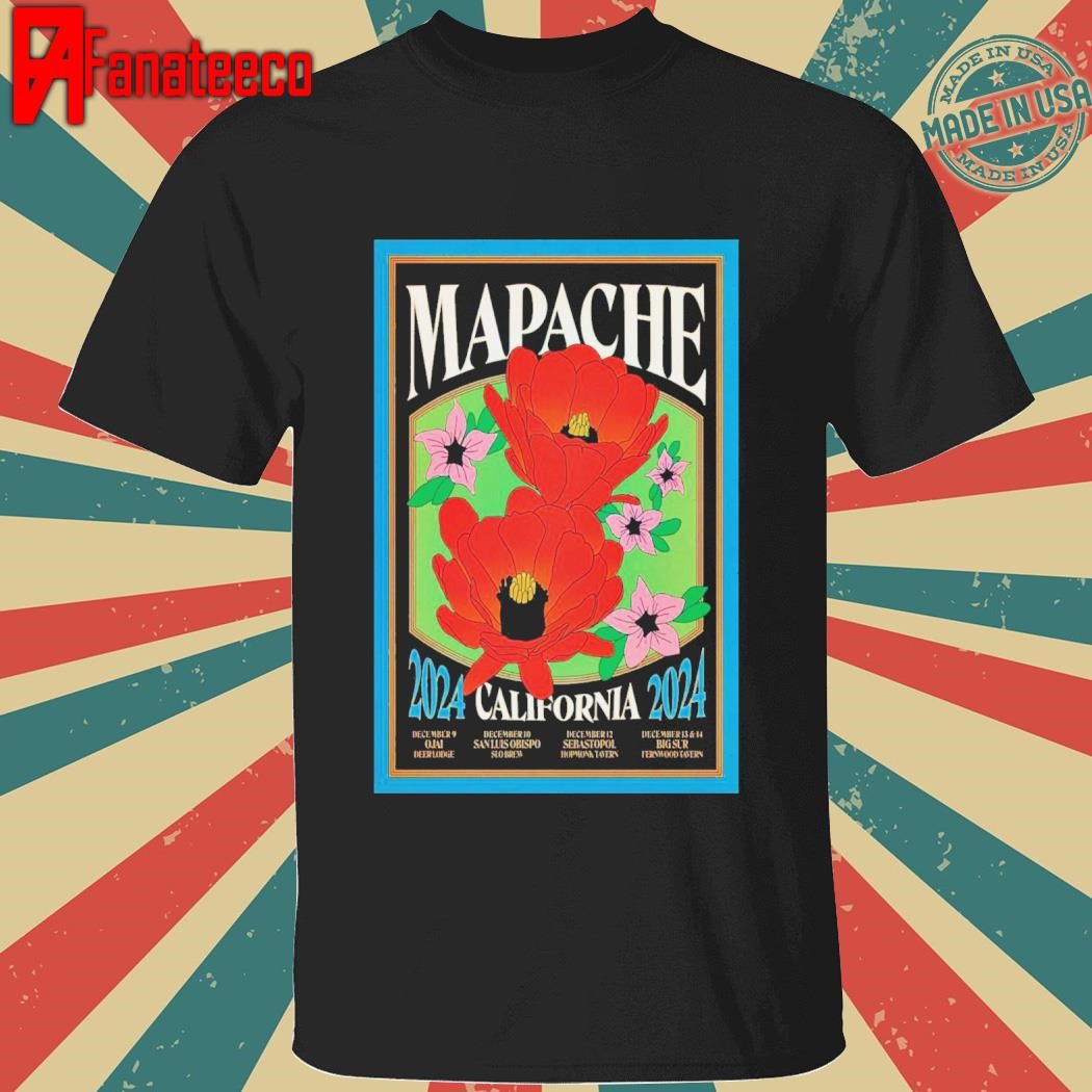 Mapache California 2024 Tour shirt