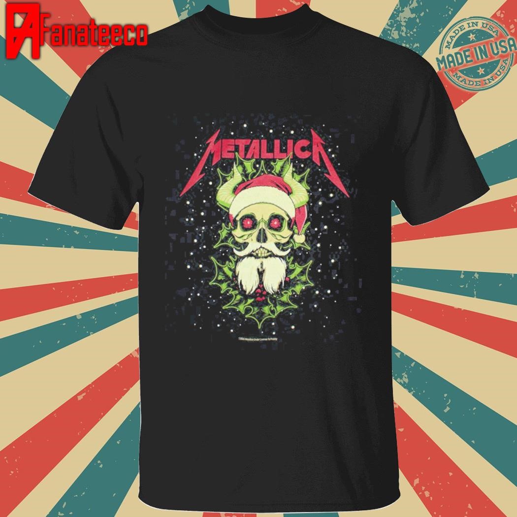 Metallica Santa Horns For Holiday Unisex T-Shirt