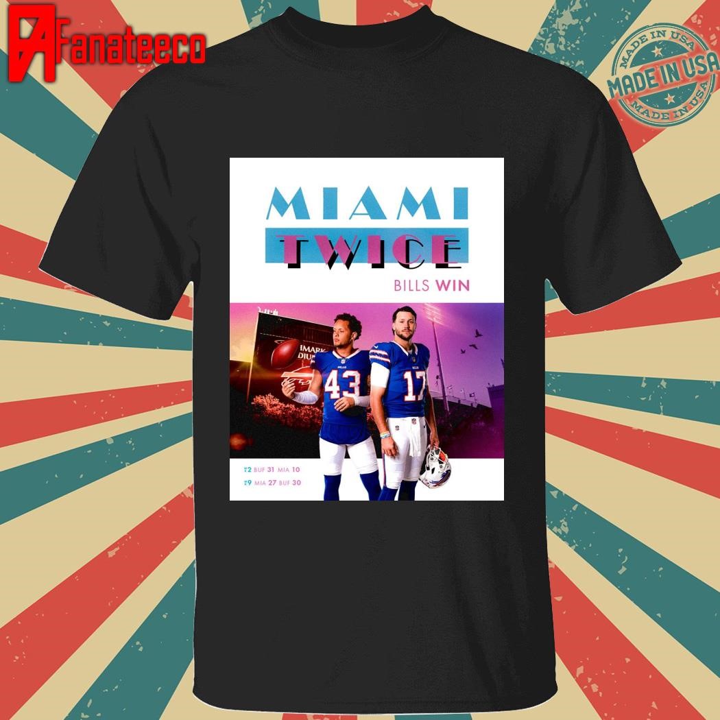 Miami Twice Bills Win shirt