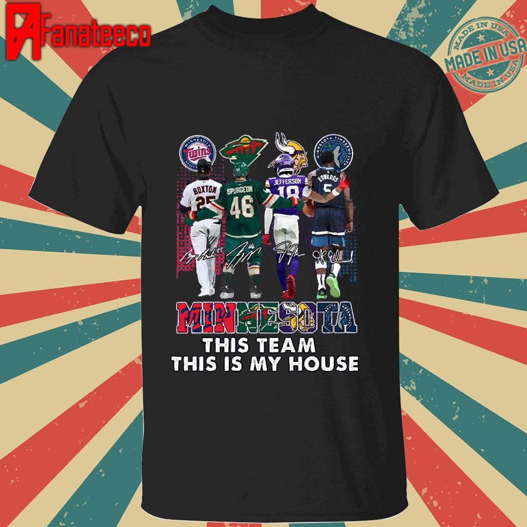 Minnesota Tihs Team This My House 2024 signatures T-Shirt