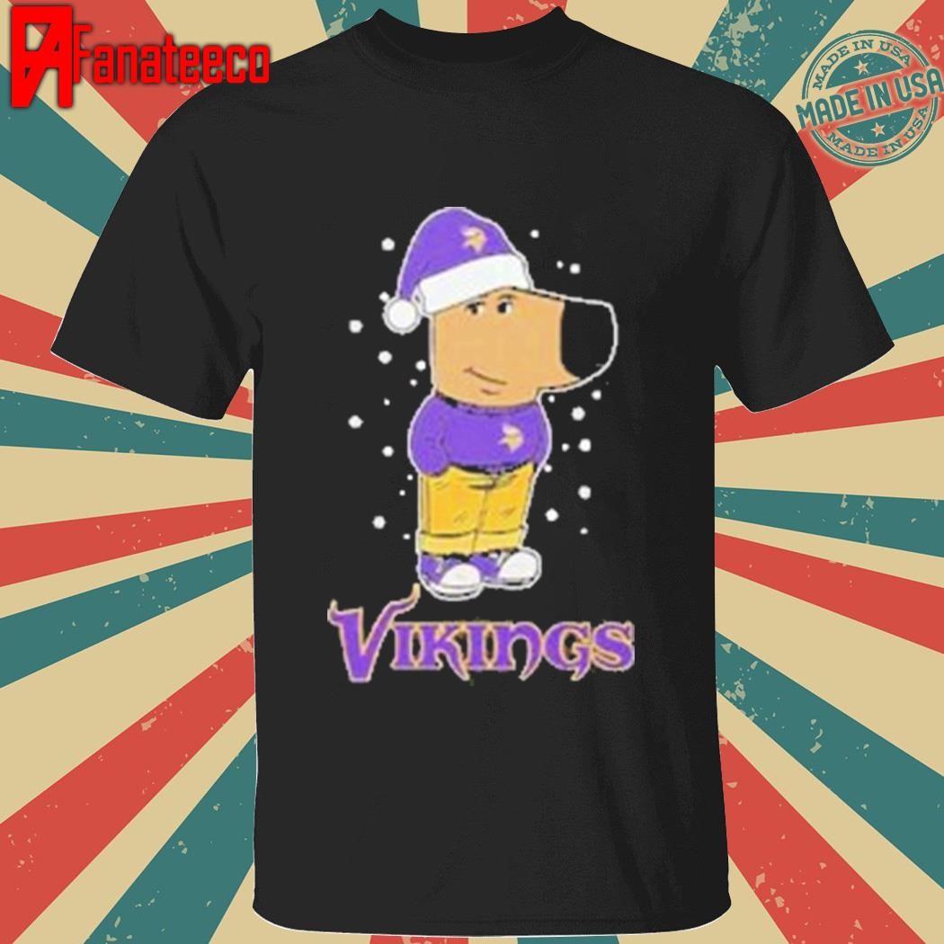 Minnesota Vikings Chill Guy Christmas Shirt