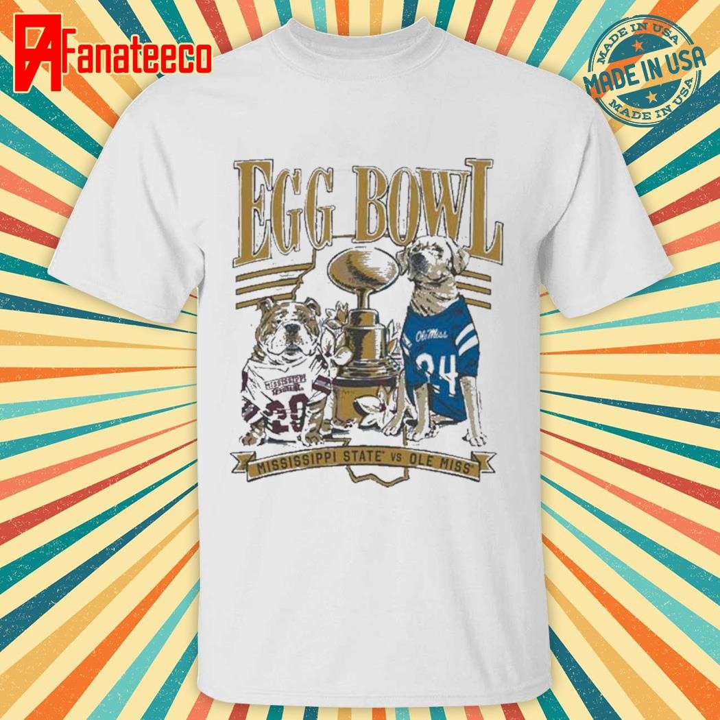 Mississippi State Bulldogs vs. Ole Miss Football 2024 Egg Bowl shirt