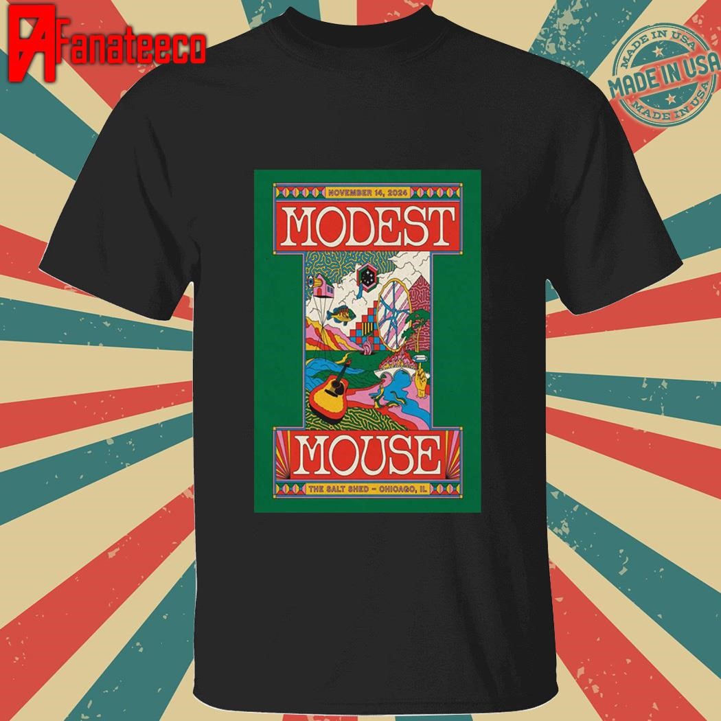 Modest Mouse Nov 14 2024 The Salt Shed in Chicago IL Tour shirt