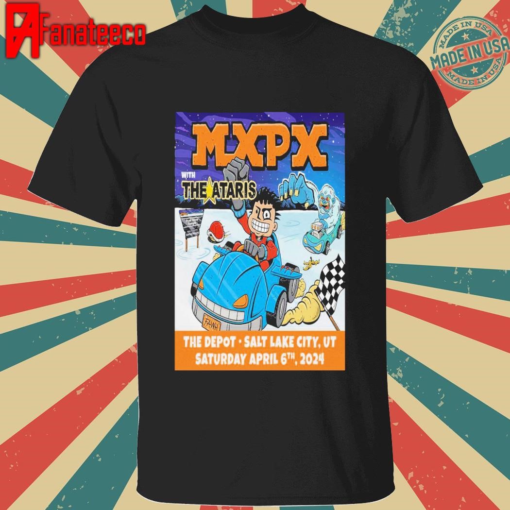 Mxpx apr 6 2024 the depot in salt lake city ut shirt