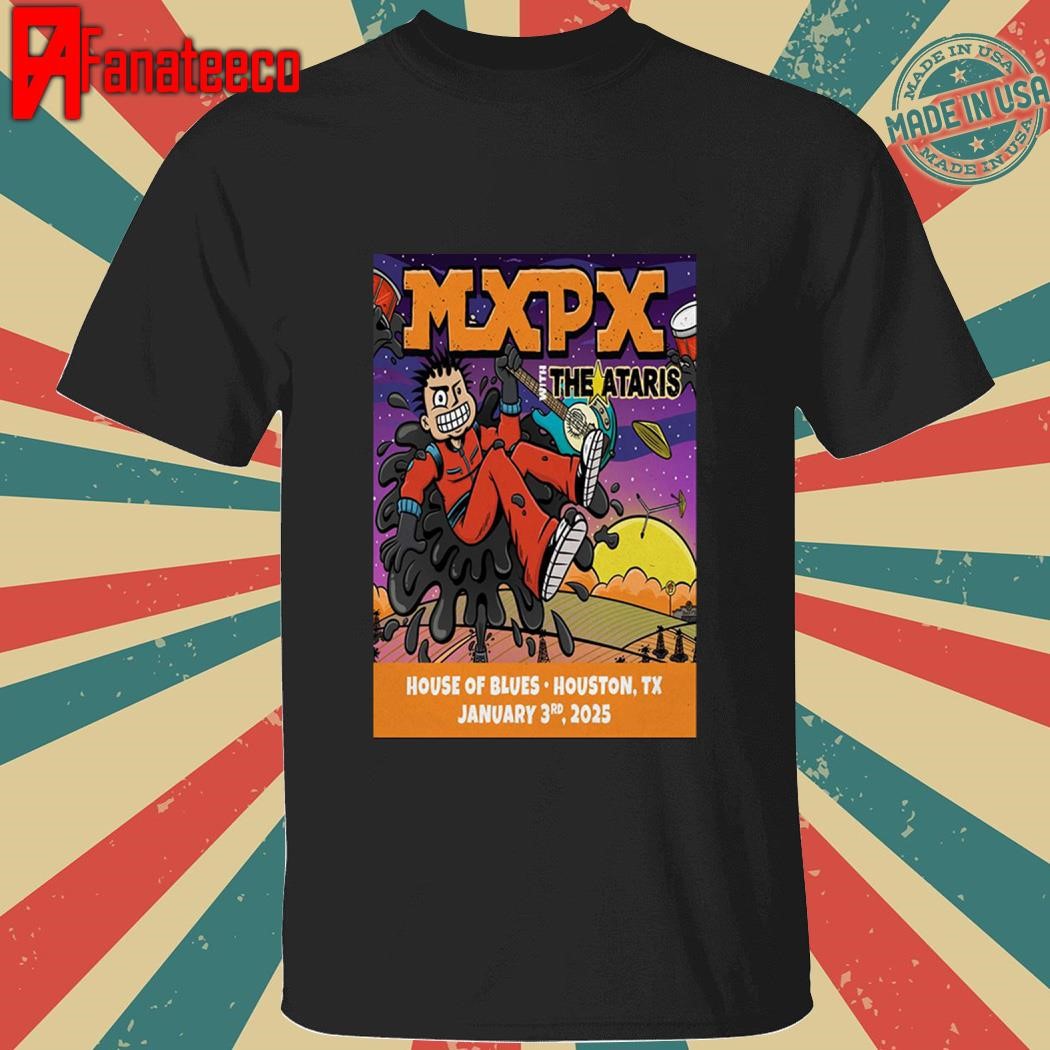 Mxpx jan 3 2025 hous of blues houston tx shirt