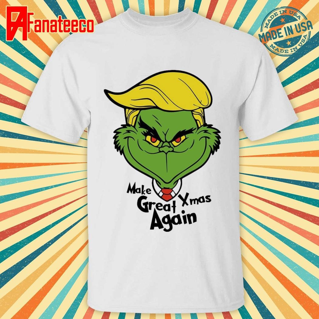 Nice Grinch Trump Make Xmas Great Again Funny Christmas 2024 shirt