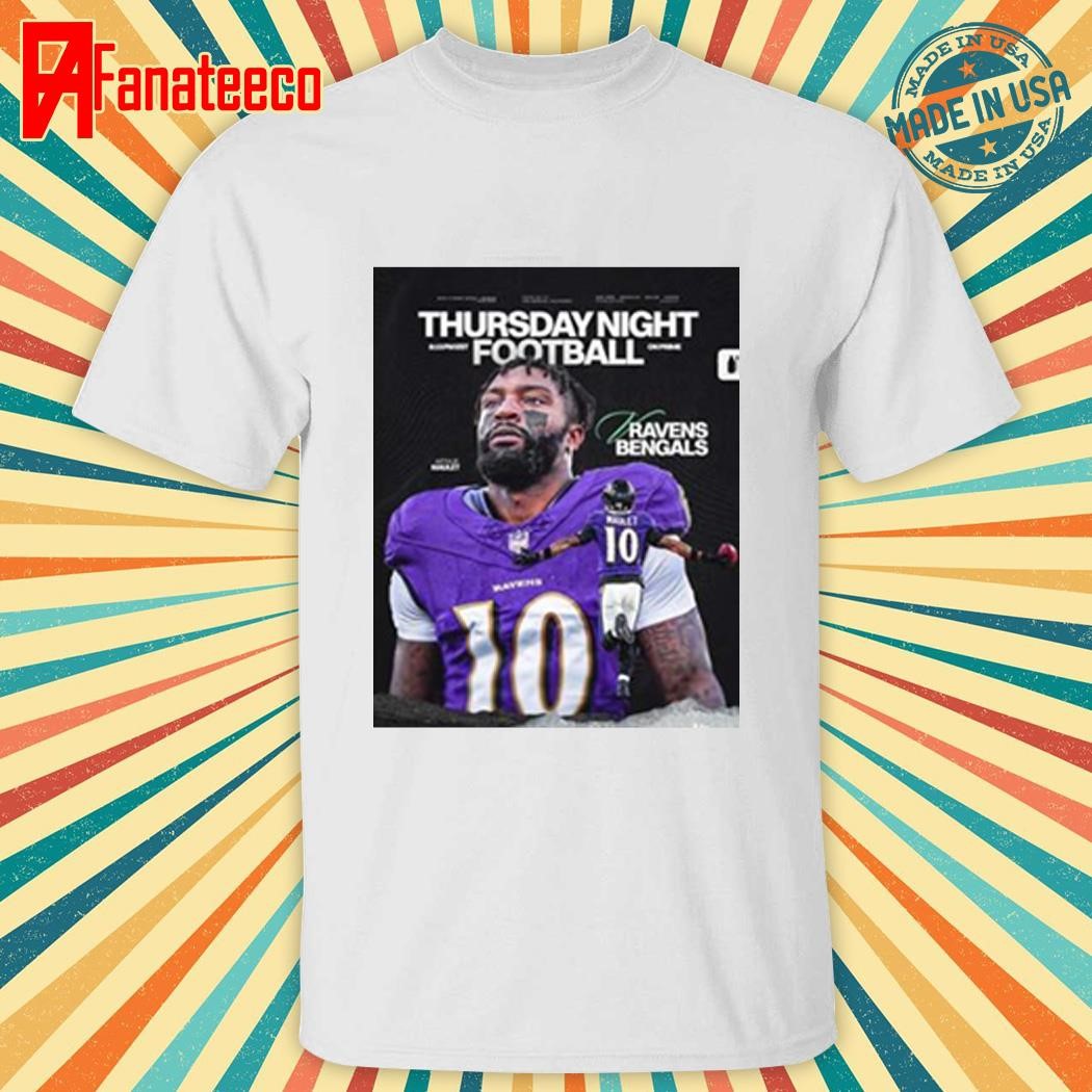 Nice Thursday Night Football Arthur Maulet Cincinnati Bengals vs. Baltimore Ravens NFL shirt