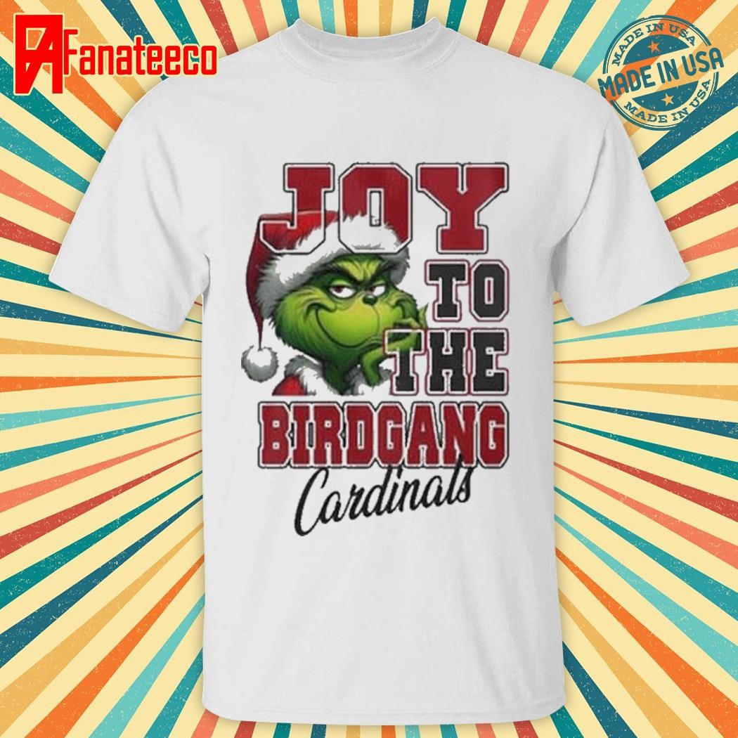 Official Arizona Cardinals Joy To The Birdgang Cardinals Grinch Christmas shirt