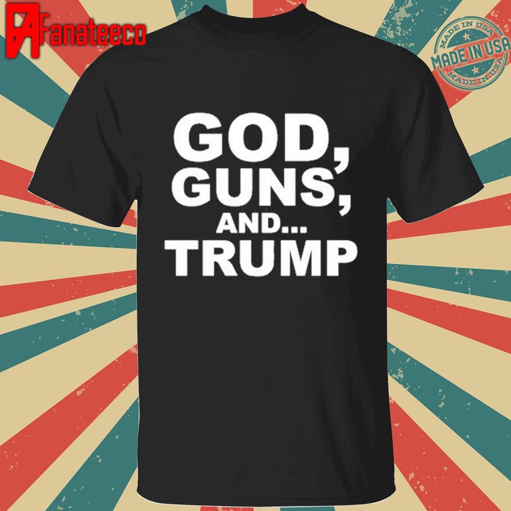 Official Scott Presler God Guns And Trump Shirt