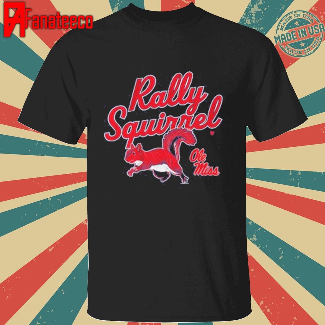 Ole miss football rally squirrel shirt