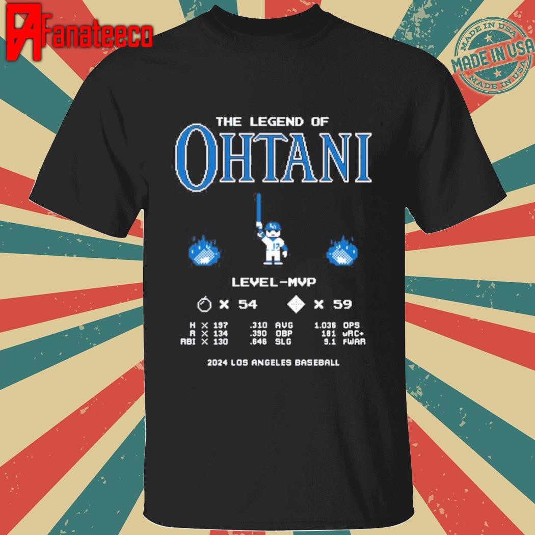 Original Shohei Ohtani The Legend Of Ohtani Level MVP Shirt