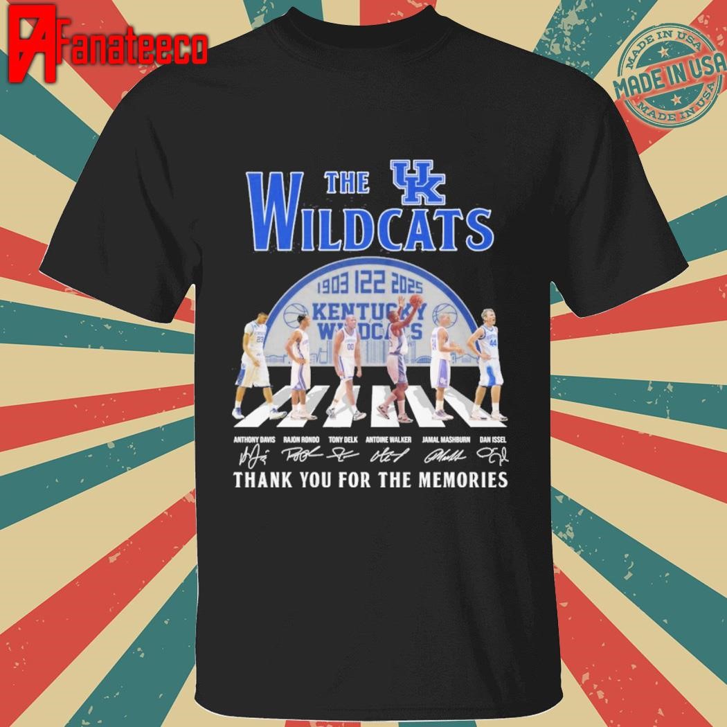 Original The Kentucky Wildcats 1903-2025 Signature Thank You For The Memories shirt