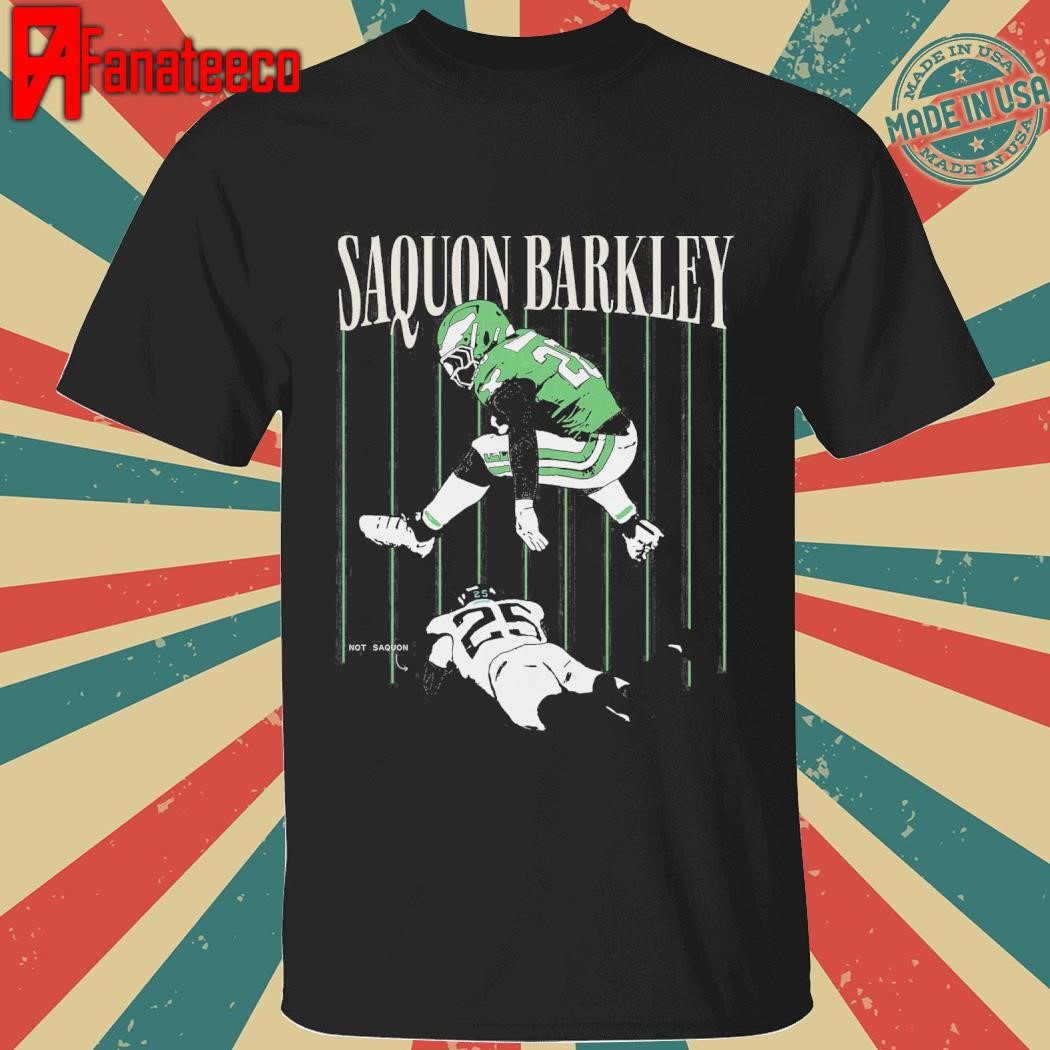 Out of Saquon Barkley’s Viral Reverse Hurdle Play shirt