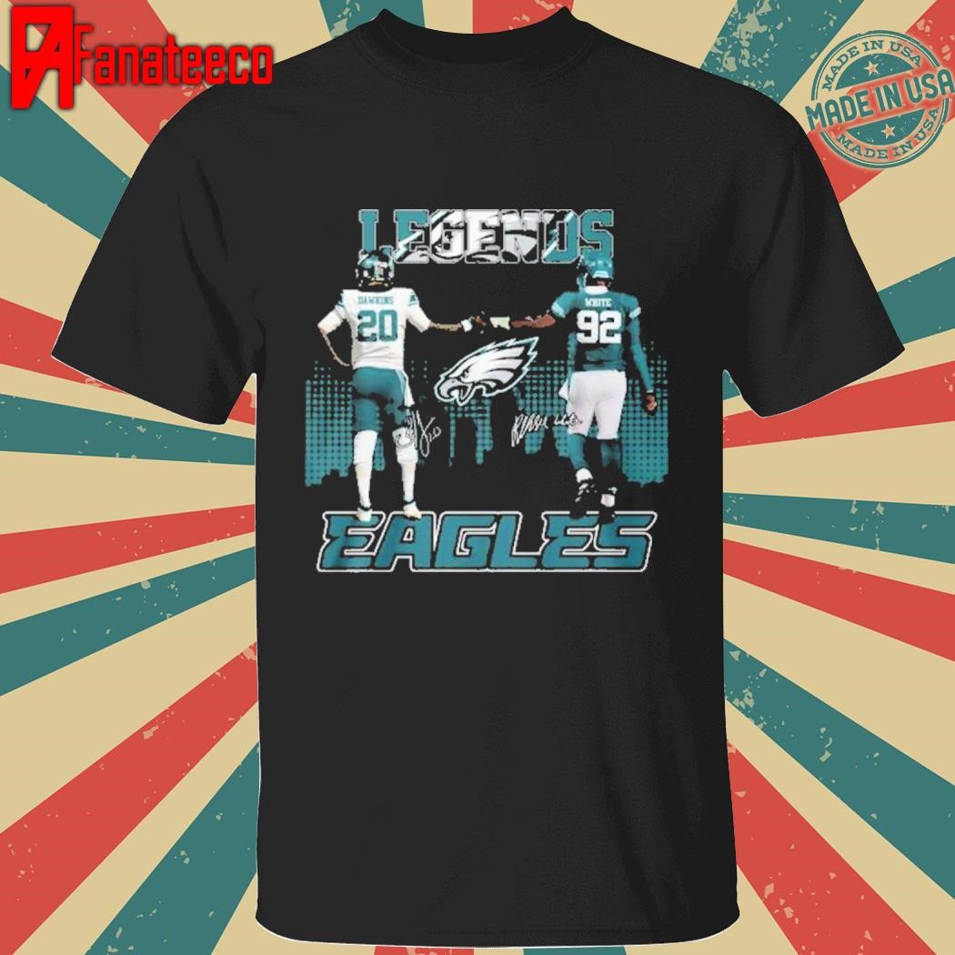 Philadelphia Eagles The Legends Brian Dawkins Devin White T-Shirt