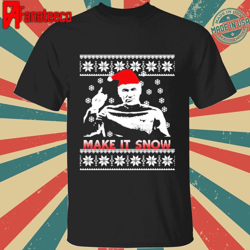 Picard Make It Snow Christmas Shirt