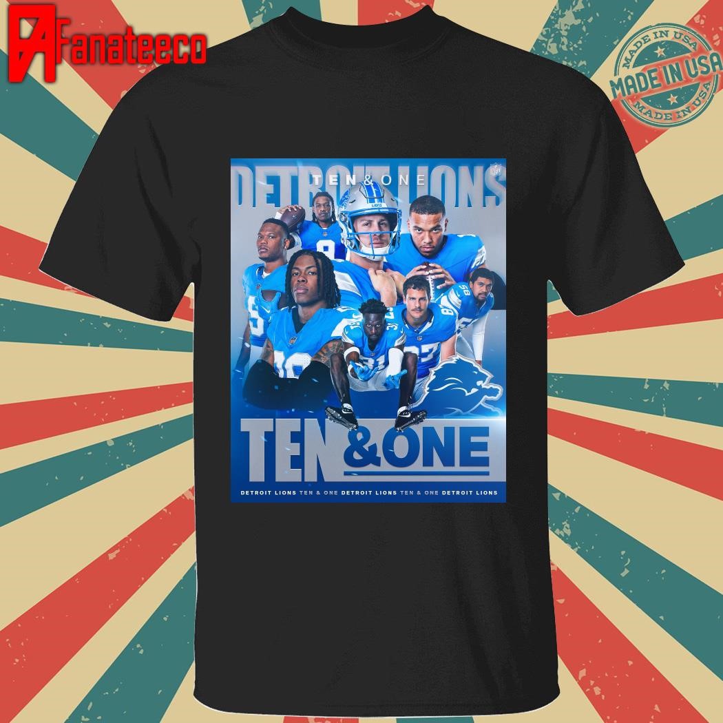 Premium Detroit Lions Ten and One shirt