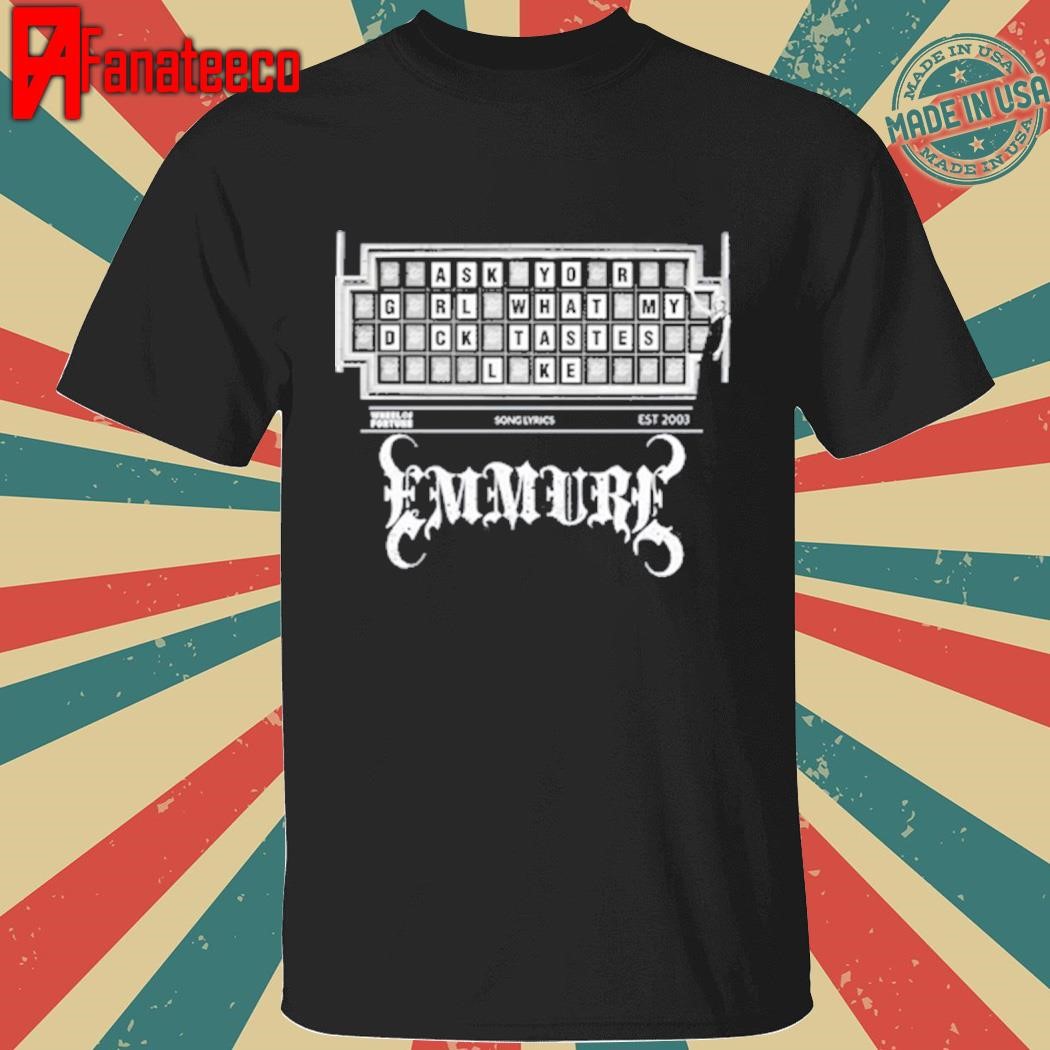 Premium Emmure Wheel Of Fortune Tee Shirt