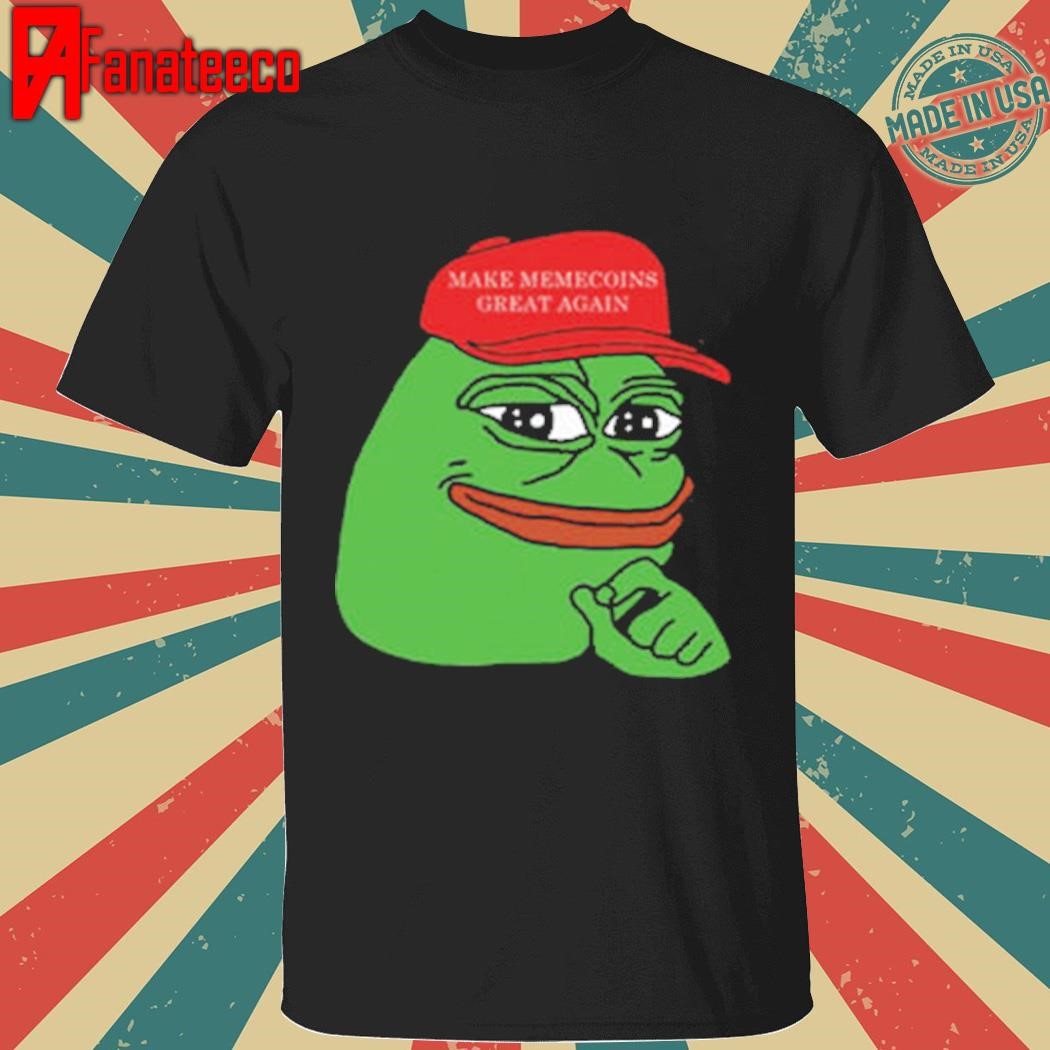 Premium Pepe Make Memecoins Great Again Shirt