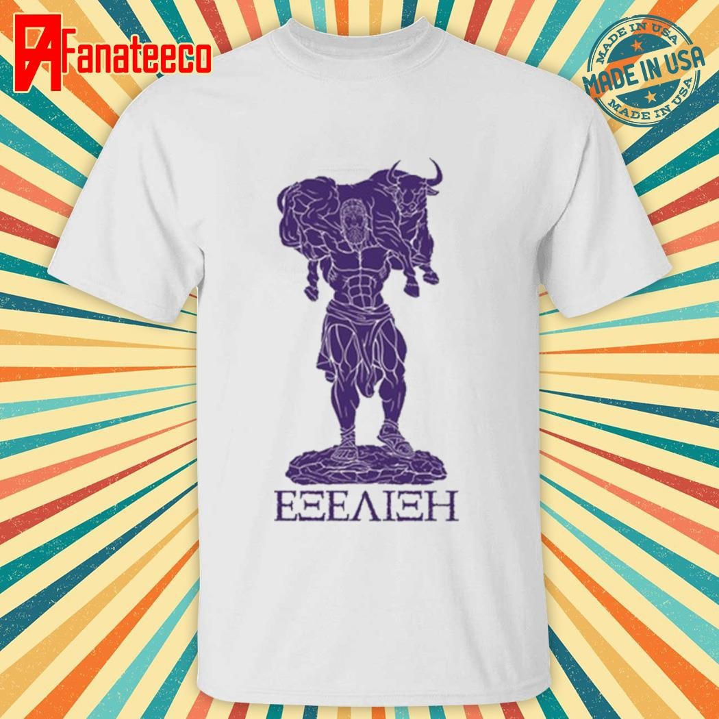 Raskol Apparel Progressive Overload Purple On White Shirt