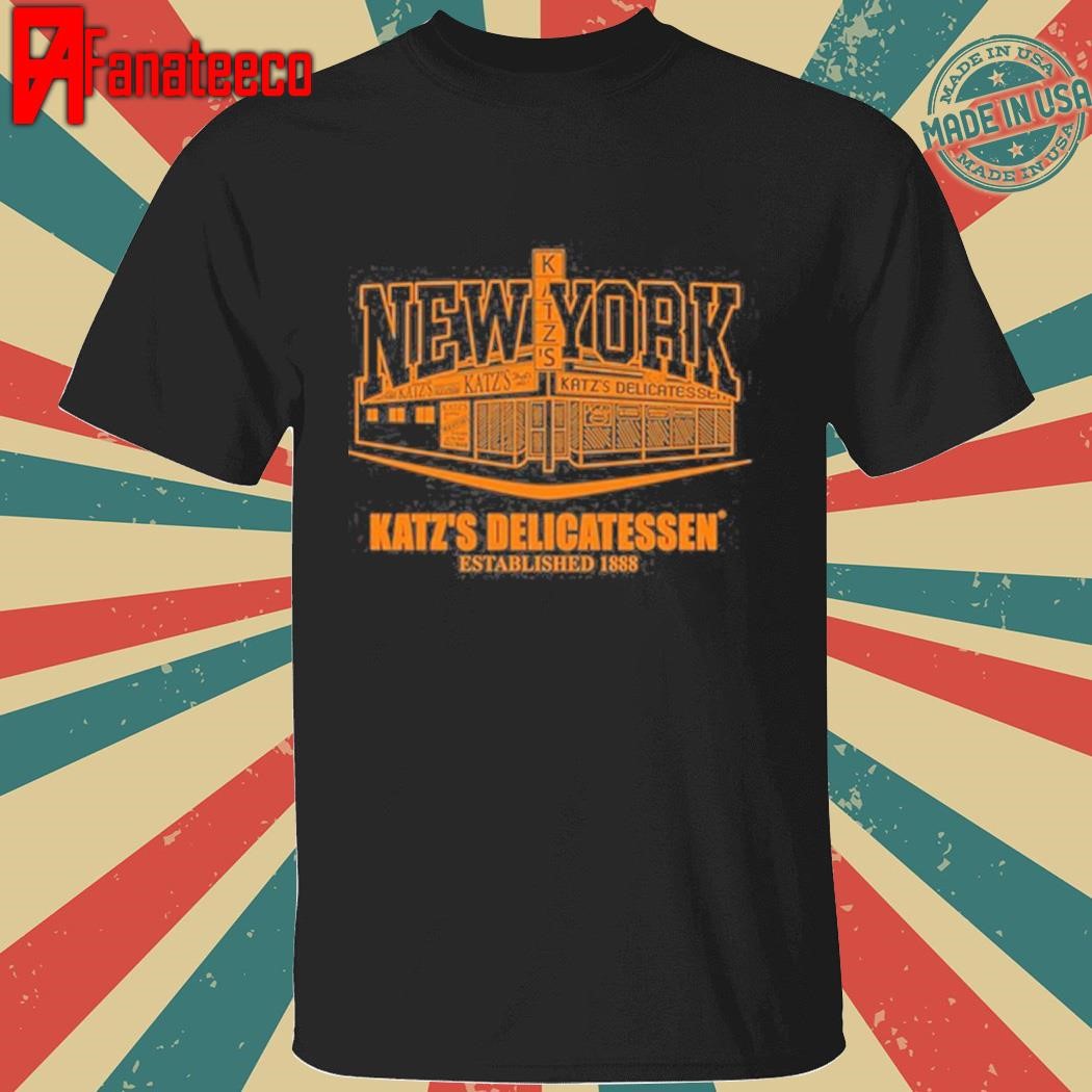 Rebecca Chasen Wearing Knicks X Katz’S Delicatessen shirt