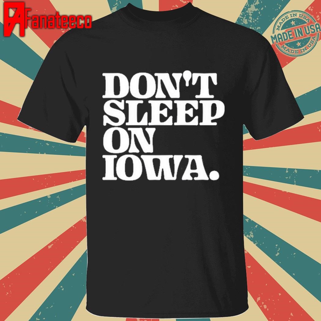 Rep. Jennifer Konfrst Wearing Don't Sleep On Iowa T-Shirt