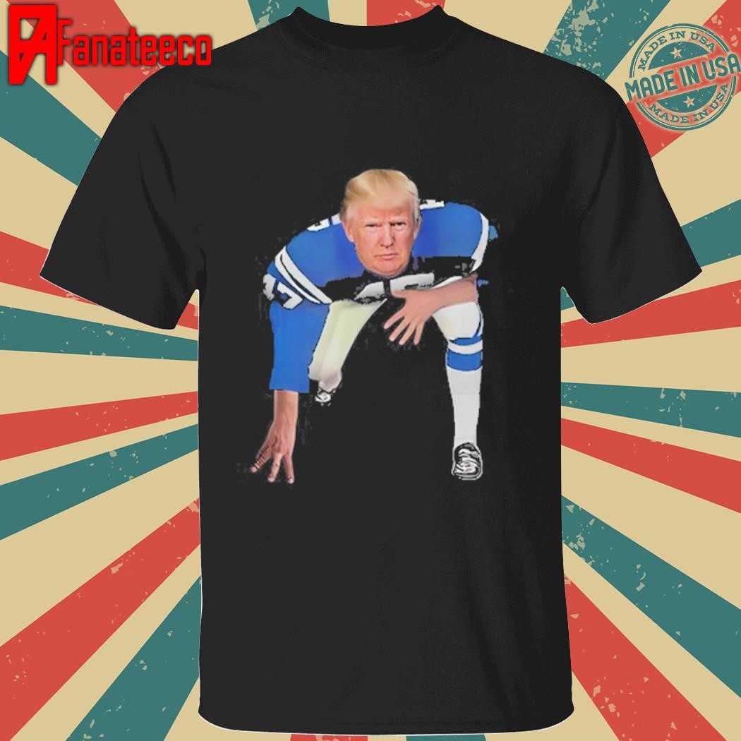 Riley Gaines Wearing All American Donald Trump Football Shirt