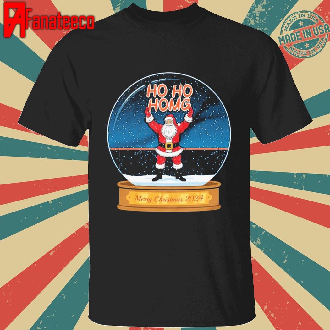 Santa Claus Ho Ho HOMG Christmas 2024 T-Shirt