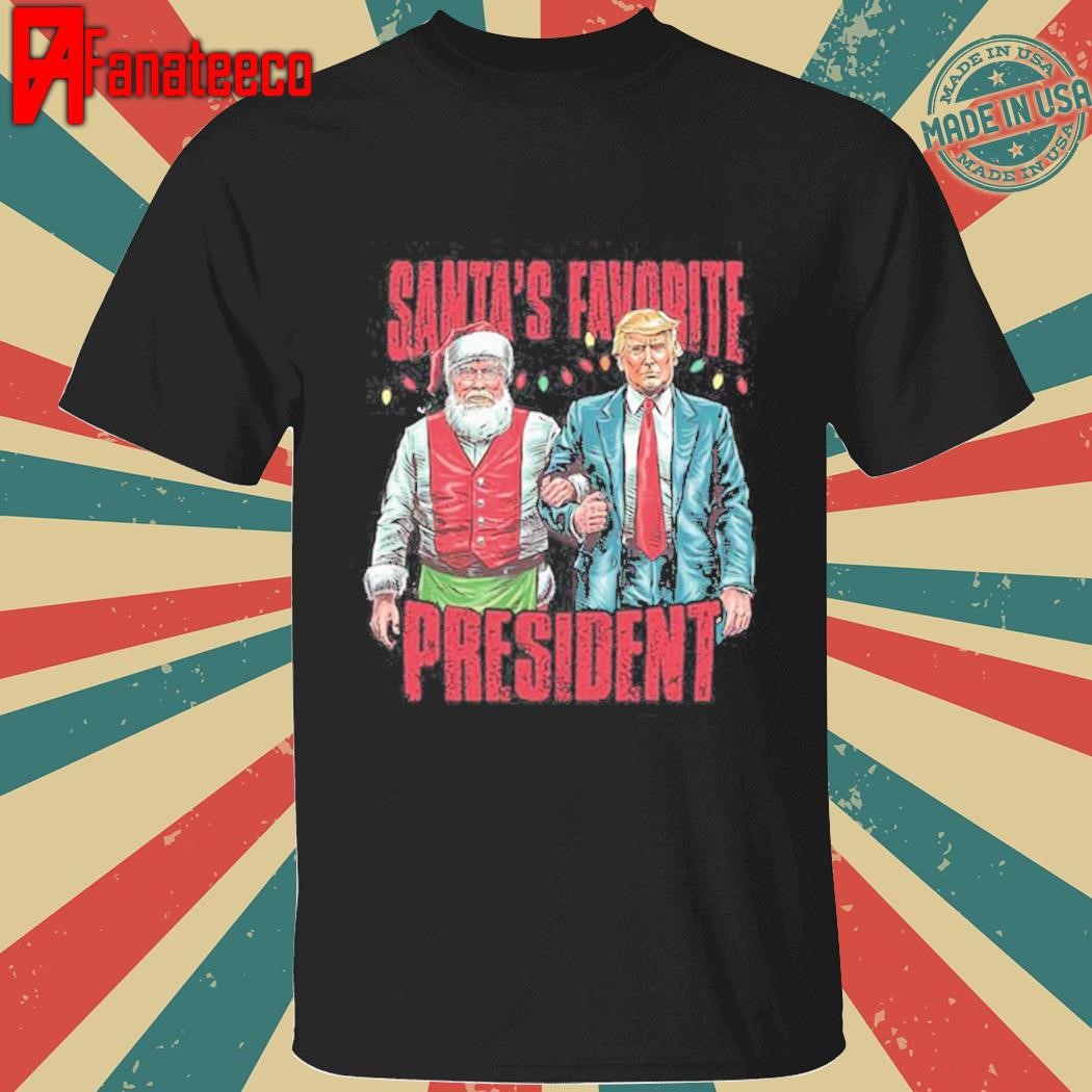 Santa’s Favorite President Donald Trump Christmas 2024 Shirt